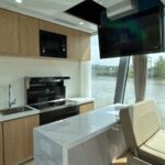Interior view Noosa Downtown houseboat
